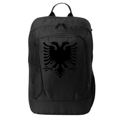 Albanian Flag Eagle City Backpack