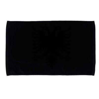 Albanian Flag Eagle Microfiber Hand Towel