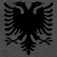 Albanian Flag Eagle Vector Backpack