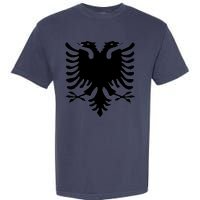 Albanian Flag Eagle Garment-Dyed Heavyweight T-Shirt