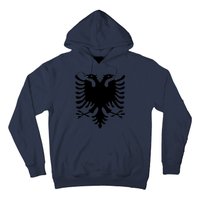 Albanian Flag Eagle Hoodie