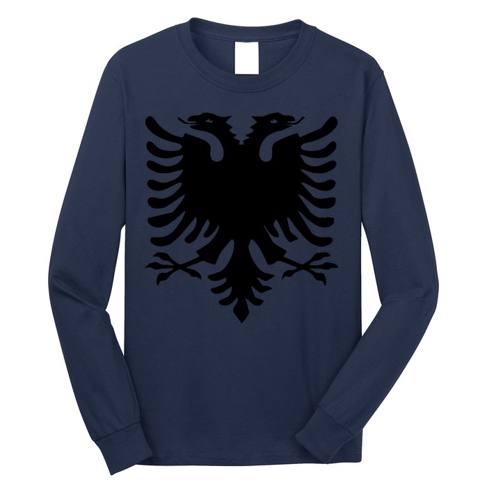 Albanian Flag Eagle Long Sleeve Shirt