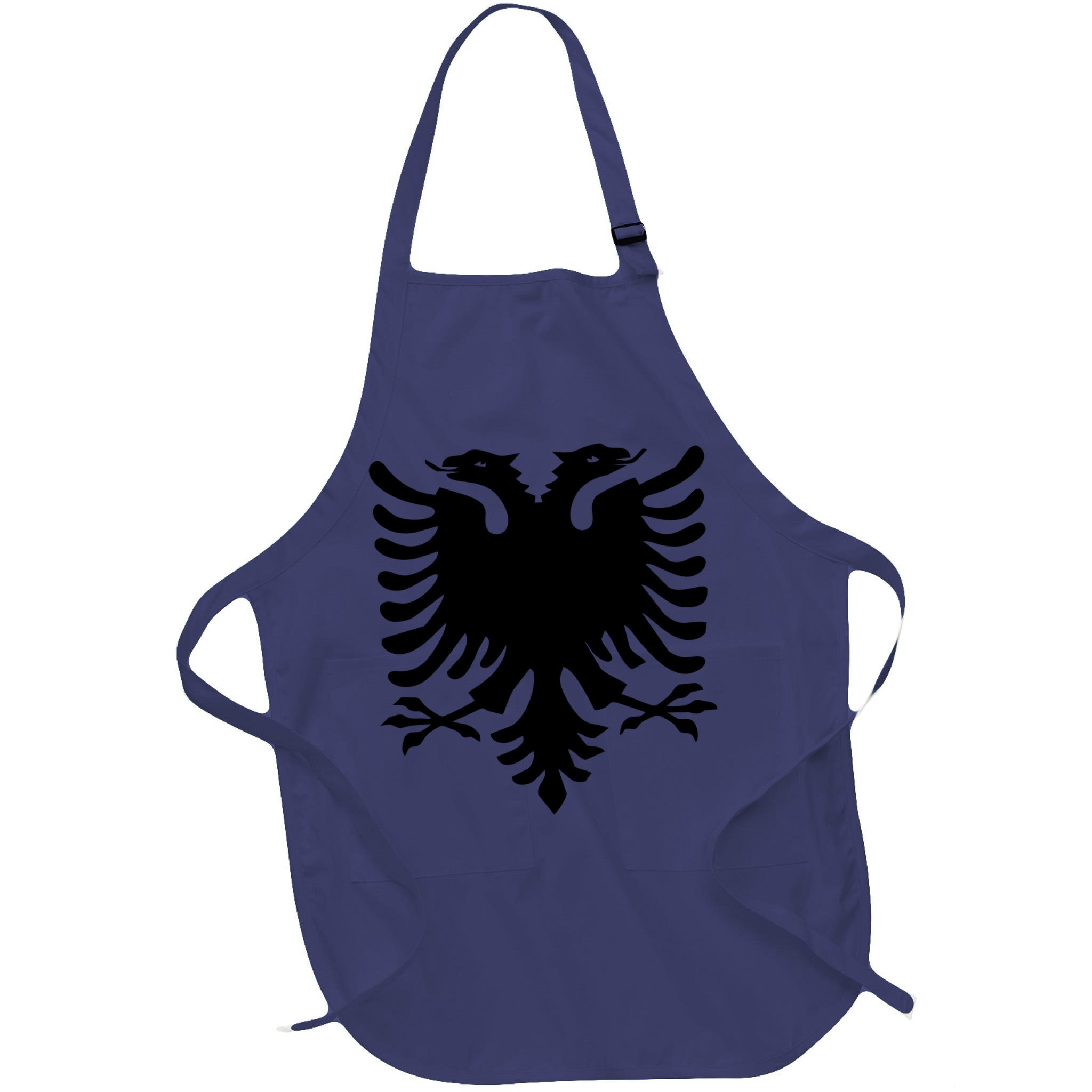 Albanian Flag Eagle Apron