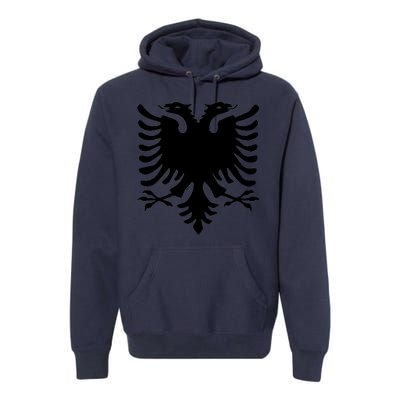 Albanian Flag Eagle Premium Hoodie