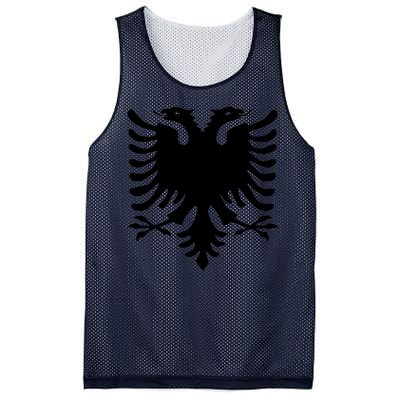 Albanian Flag Eagle Mesh Reversible Basketball Jersey Tank