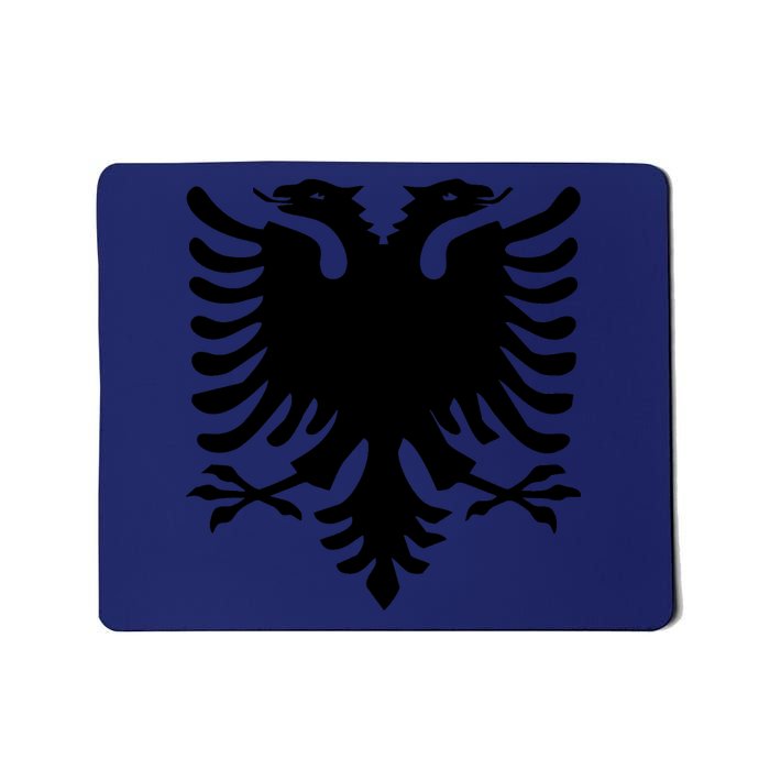 Albanian Flag Eagle Mousepad