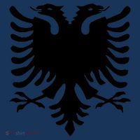 Albanian Flag Eagle Poster