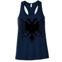 Albanian Flag Eagle Women's Racerback Tank