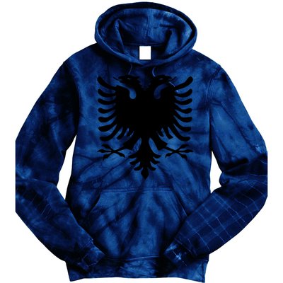 Albanian Flag Eagle Tie Dye Hoodie