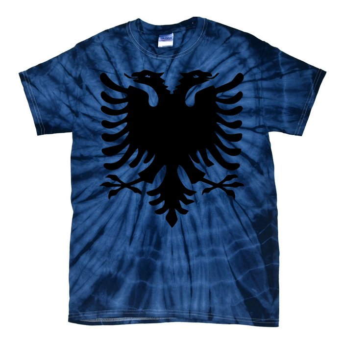 Albanian Flag Eagle Tie-Dye T-Shirt