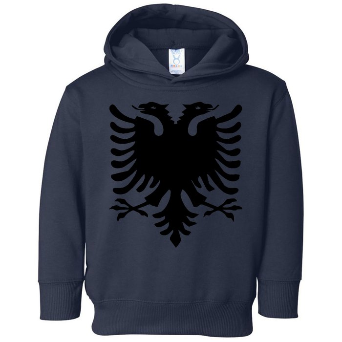 Albanian Flag Eagle Toddler Hoodie