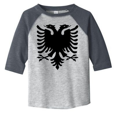 Albanian Flag Eagle Toddler Fine Jersey T-Shirt