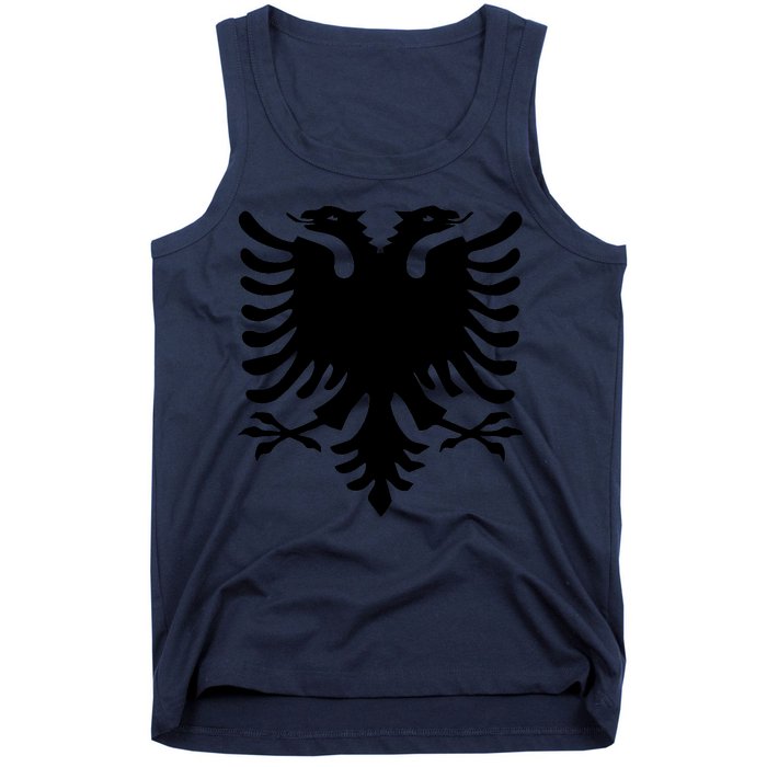 Albanian Flag Eagle Tank Top