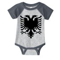 Albanian Flag Eagle Infant Baby Jersey Bodysuit