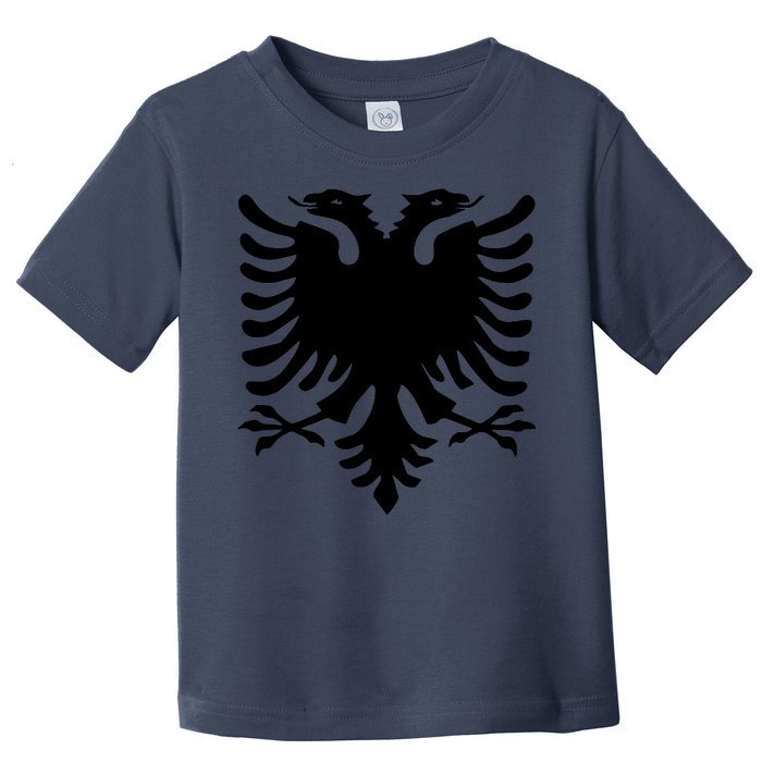 Albanian Flag Eagle Toddler T-Shirt