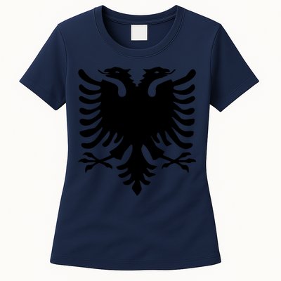 Albanian Flag Eagle Womens T-Shirt