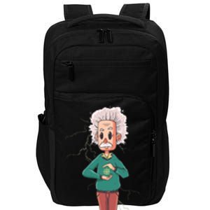 Albert Einstein Cartoon Impact Tech Backpack