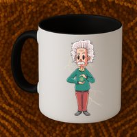 Albert Einstein Cartoon Mug