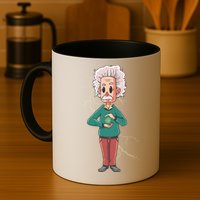 Albert Einstein Cartoon Mug