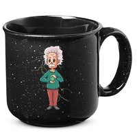 Albert Einstein Cartoon 15oz Campfire Ceramic Mug