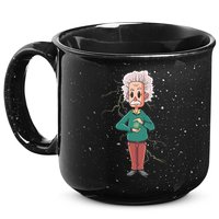 Albert Einstein Cartoon 15oz Campfire Ceramic Mug