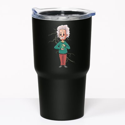 Albert Einstein Cartoon Tumbler