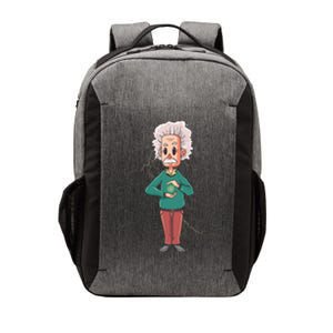 Albert Einstein Cartoon Vector Backpack