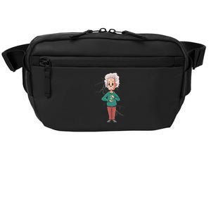 Albert Einstein Cartoon Crossbody Pack