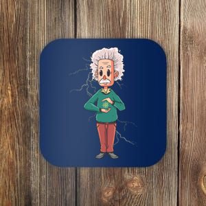 Albert Einstein Cartoon Coaster