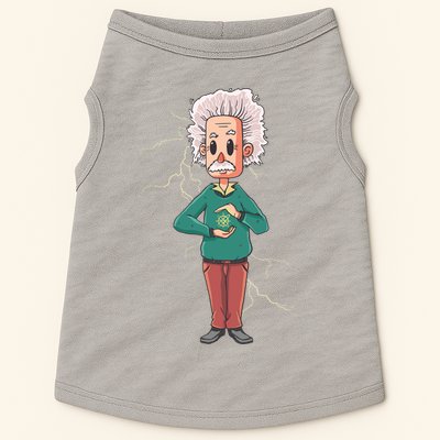 Albert Einstein Cartoon Doggie Tank