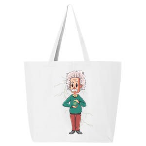 Albert Einstein Cartoon 25L Jumbo Tote