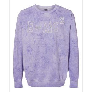 Albert Einstein E=MC2 Equation Colorblast Crewneck Sweatshirt