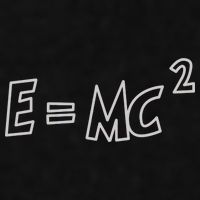 Albert Einstein E=MC2 Equation Ladies PosiCharge Tri-Blend Wicking Tank