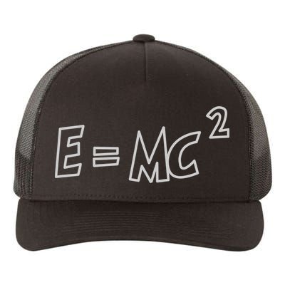 Albert Einstein E=MC2 Equation Yupoong Adult 5-Panel Trucker Hat