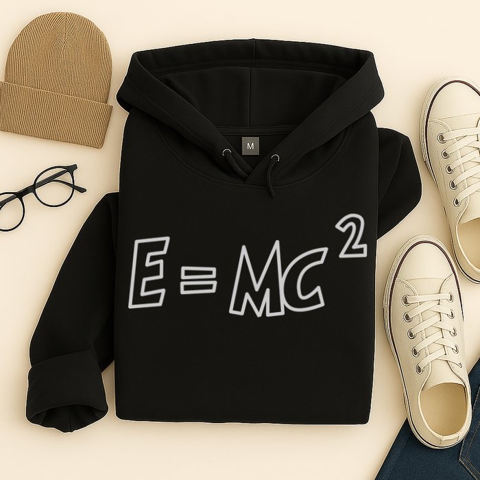 Albert Einstein E=MC2 Equation Hoodie