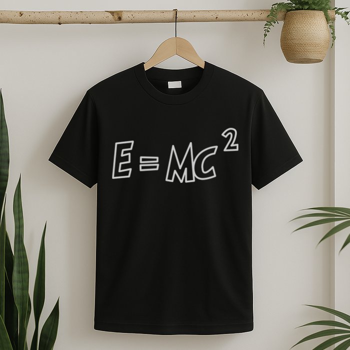 Albert Einstein E=MC2 Equation T-Shirt