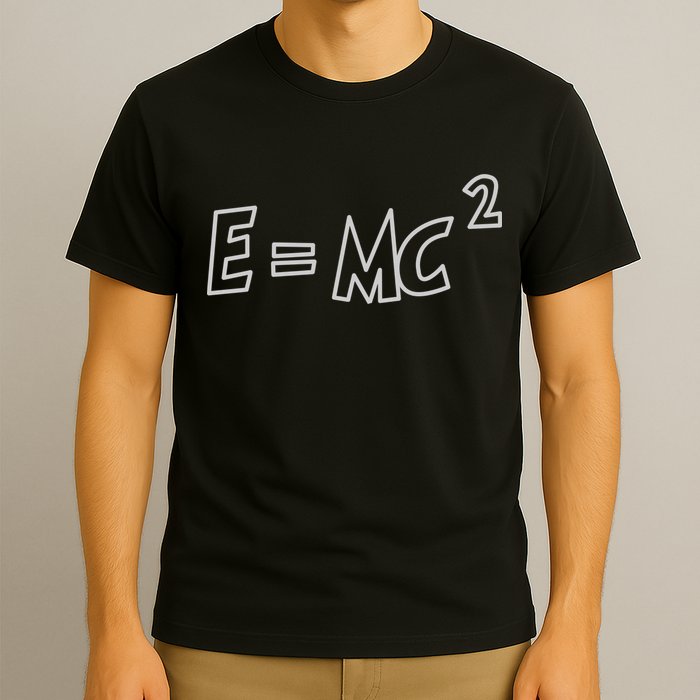 Albert Einstein E=MC2 Equation T-Shirt
