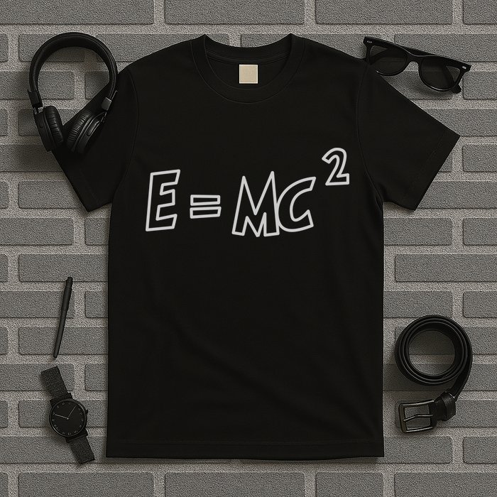 Albert Einstein E=MC2 Equation T-Shirt