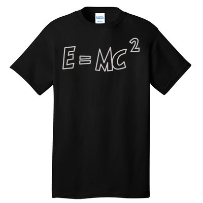 Albert Einstein E=MC2 Equation Tall T-Shirt