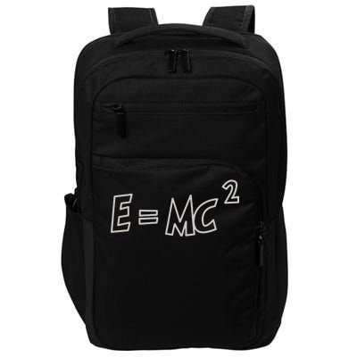 Albert Einstein E=MC2 Equation Impact Tech Backpack