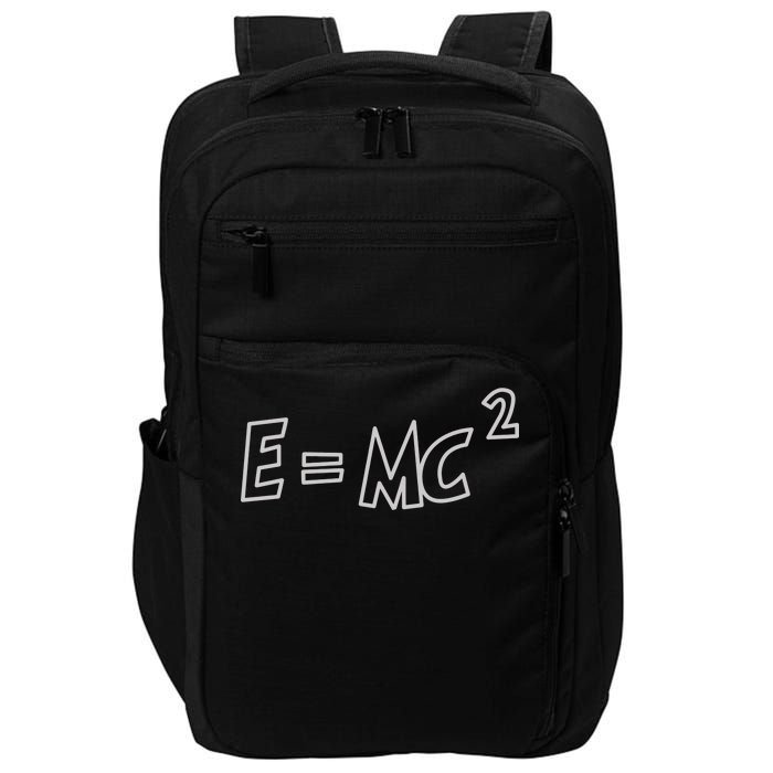 Albert Einstein E=MC2 Equation Impact Tech Backpack