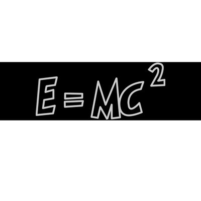 Albert Einstein E=MC2 Equation Bumper Sticker