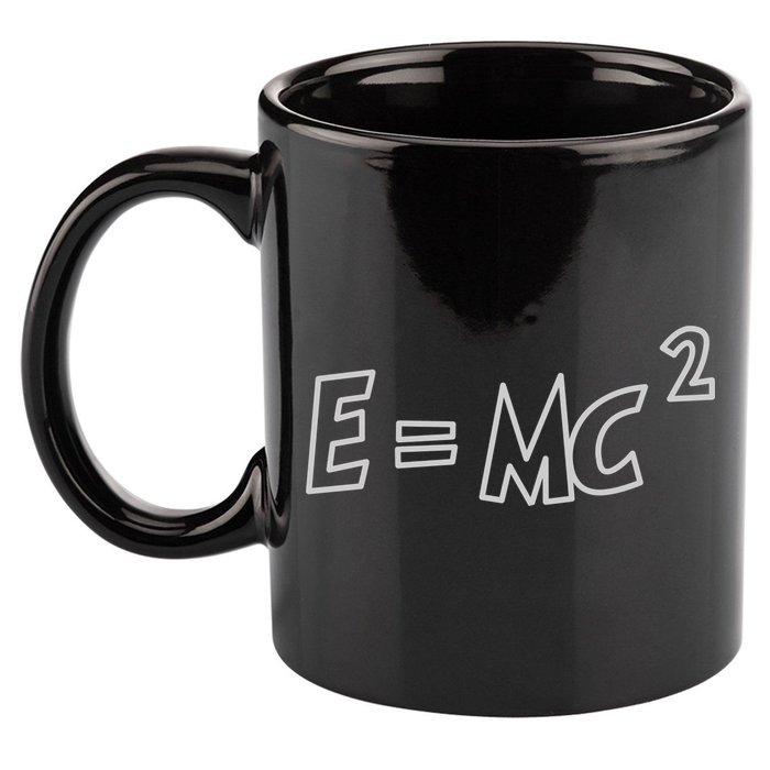 Albert Einstein E=MC2 Equation 11oz C Handle Ceramic Mug