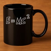 Albert Einstein E=MC2 Equation 11oz C Handle Ceramic Mug