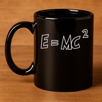 Albert Einstein E=MC2 Equation 11oz C Handle Ceramic Mug