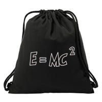 Albert Einstein E=MC2 Equation Drawstring Bag