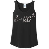 Albert Einstein E=MC2 Equation Ladies Essential Tank