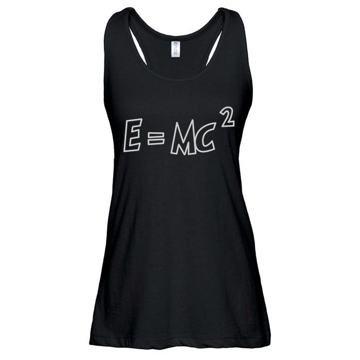 Albert Einstein E=MC2 Equation Ladies Essential Flowy Tank