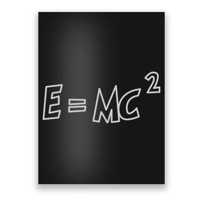 Albert Einstein E=MC2 Equation Poster