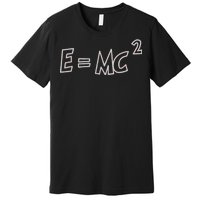 Albert Einstein E=MC2 Equation Premium T-Shirt